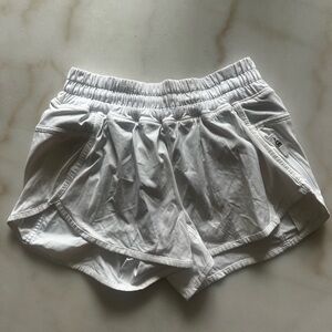 Lulu Lemon Women's White Athletic Shorts